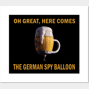 GERMAN SPY BALLOON -CHINESS SPY BALLOON- Posters and Art